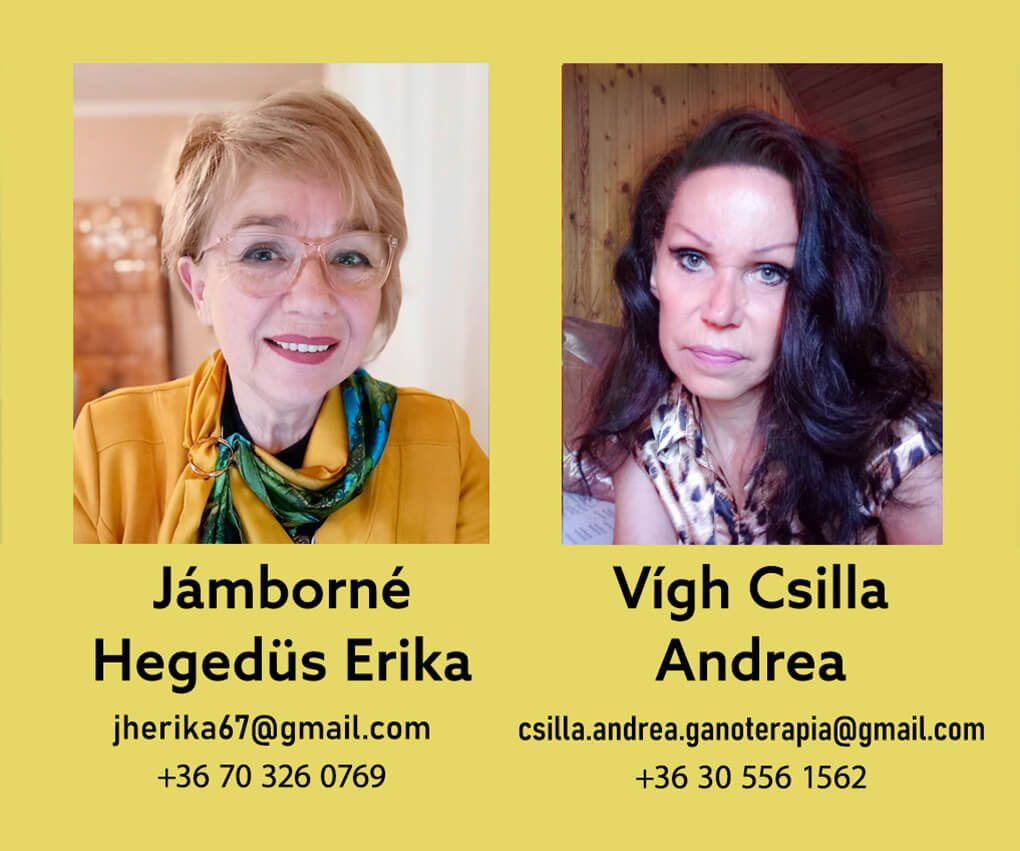 Erika Csilla duplakép ganoterapeuta team
