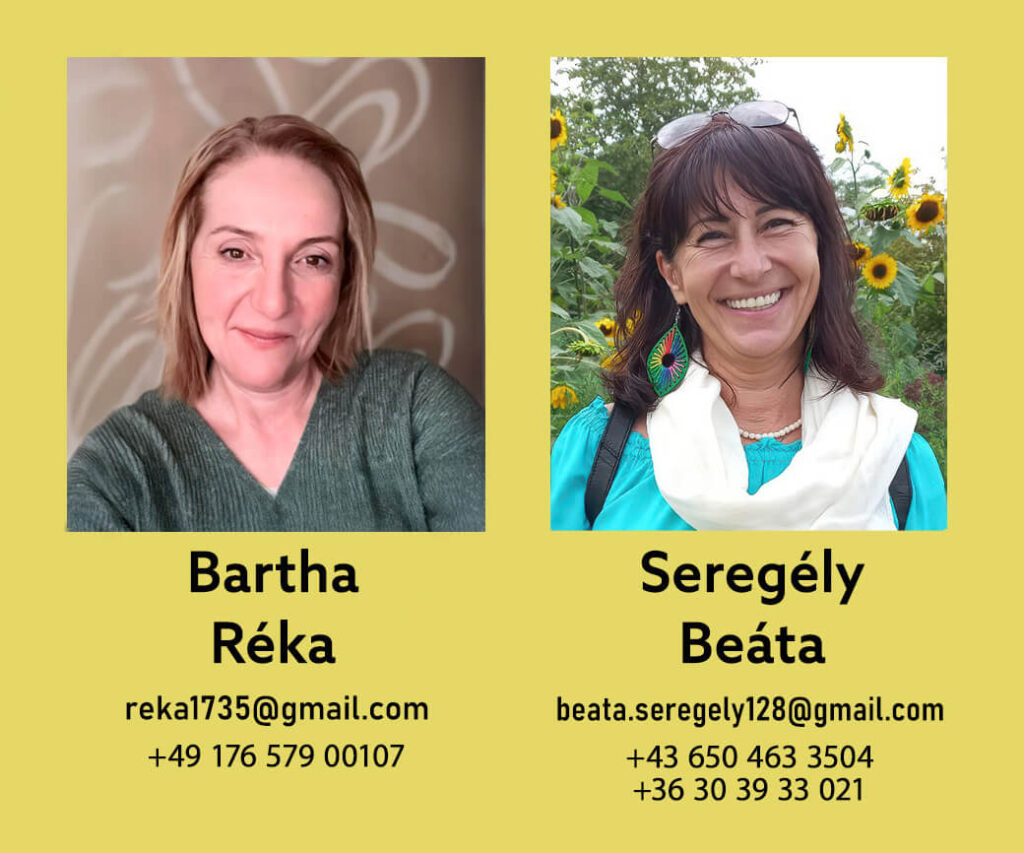 Réka Bea duplakép ganoterapeuta team